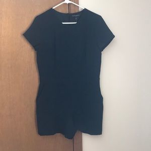 Black banana republic romper with pockets. NWT